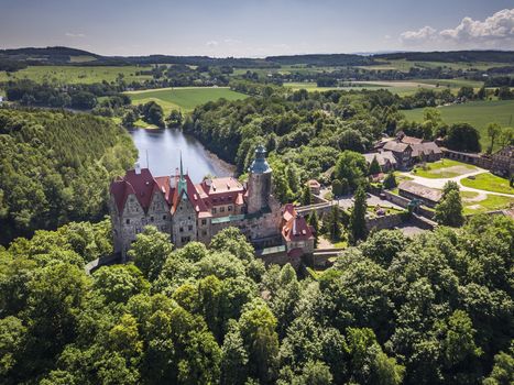 Czocha castle in summer, Lower Silesia, Poland