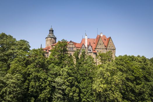 Czocha castle in summer, Lower Silesia, Poland