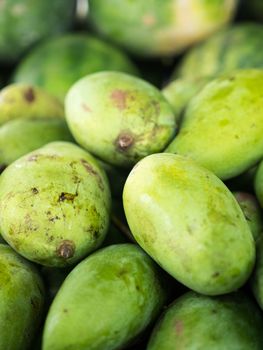 green manggo for sale in natural light