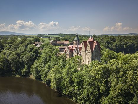 Czocha castle in summer, Lower Silesia, Poland