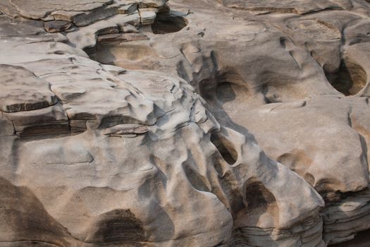 beautiful background rock canyon beside maekhong river