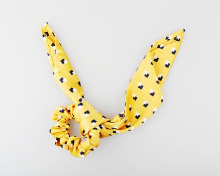 Yellow Summer Ribbon For Hair Catching