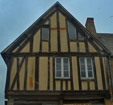 Old medieval traditional house in Avranches, France