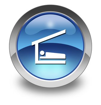 Icon, Button, Pictogram with Sleeping Shelter symbol