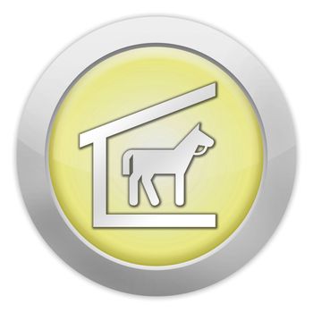Icon, Button, Pictogram with Stable symbol