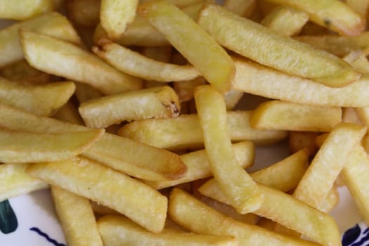 close up of french fries