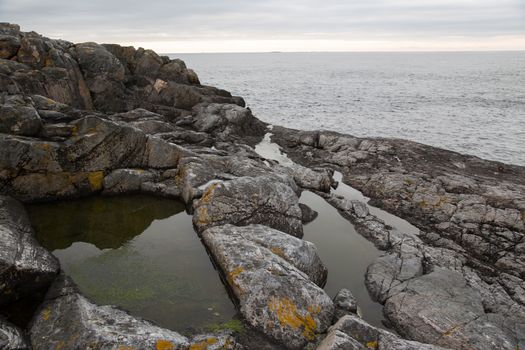 Norway island Averoy Nordic landscape North autumn picture