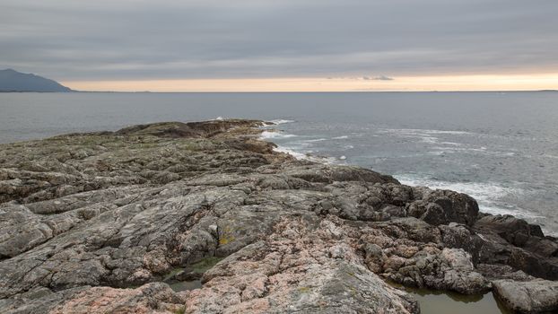 Norway island Averoy Nordic landscape North autumn picture