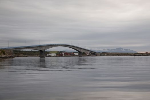 Norway island Averoy Nordic landscape North autumn picture