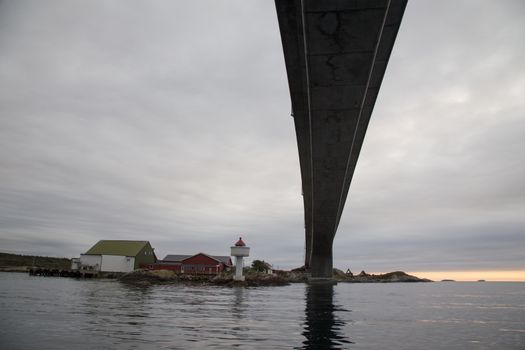 Norway island Averoy Nordic landscape North autumn picture