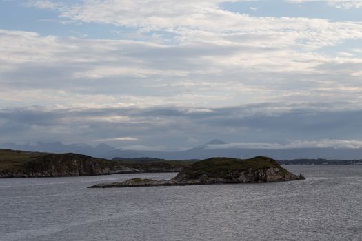 Norway island Averoy Nordic landscape North autumn picture