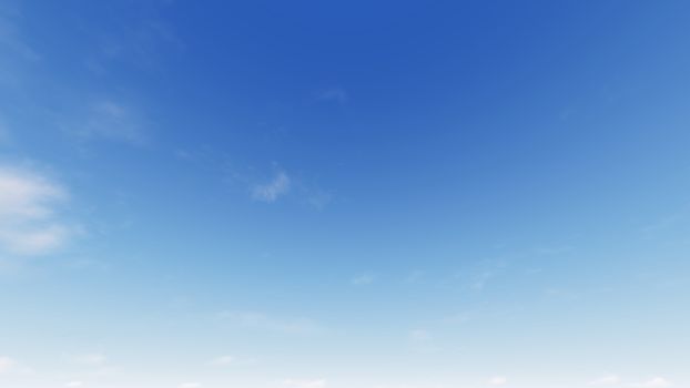 Cloudy blue sky abstract background, blue sky background with tiny clouds, 3d rendering

