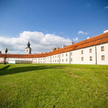 historic architecture of the building on a bright sunny day