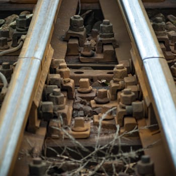 ruins of a very heavily polluted industrial factory, industrial series