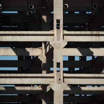 ruins of a very heavily polluted industrial factory, industrial series