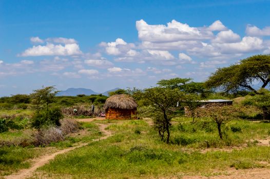 African traditional hut, Kenya. African traditional hut in Kenya