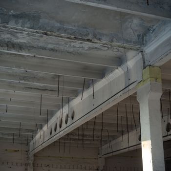 ruins of a very heavily polluted industrial factory, industrial series