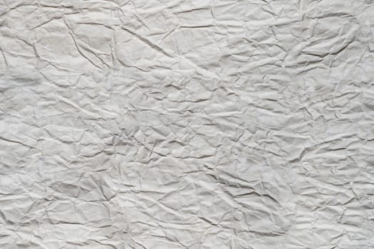 Close up texture of crumpled old paper. Vintage background.