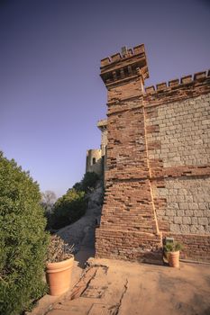 Detail of Falconara Castle