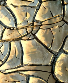 Image of cracked clay. Texture for background. Natural background for your design.