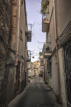 Characteristic Alley belonging to the city of Licata in Sicily