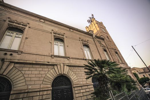 Ancient church immersed in the heart of the Sicilian town of Licata