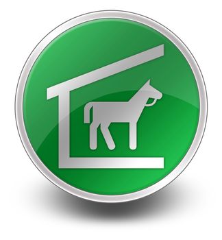 Icon, Button, Pictogram with Stable symbol