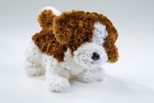Still life with toy on a studio background