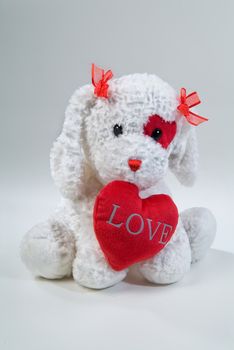Still life with toy on a studio background