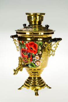 Russian traditional folk handmade make on a studio background