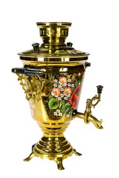 Russian traditional folk handmade make on a studio background