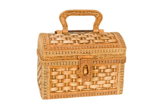 Russian traditional folk handmade make on a studio background