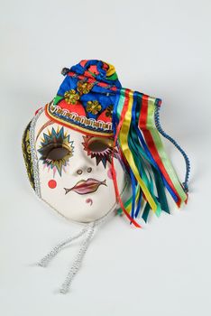 Venetian carnival mask on a studio background