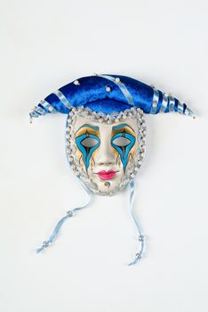 Venetian carnival mask on a studio background