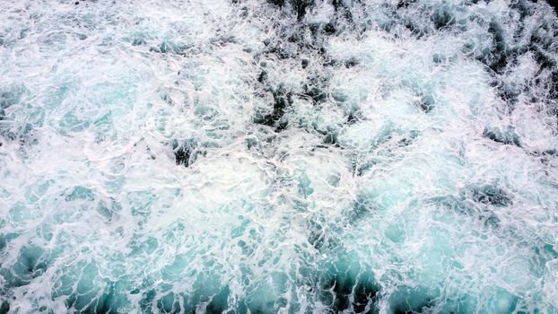 top view of the surf foam, close up