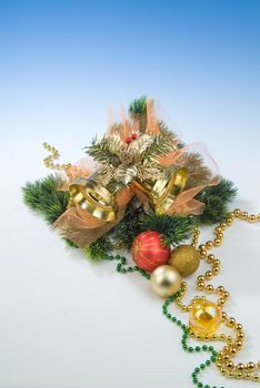 New year still life on a studio background