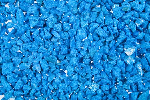 Little coloured stones on isolated background