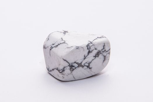 Black and white howlite gemstone with beautiful texture