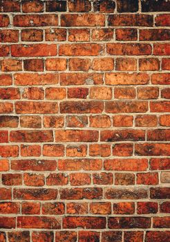 Brick wall background. Free space for your ideas.