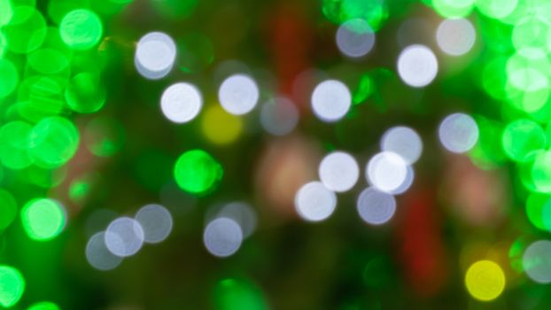 Abstract  color  with bokeh defocused lights background