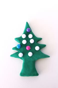 chrismas tree from plasticine created by myself.