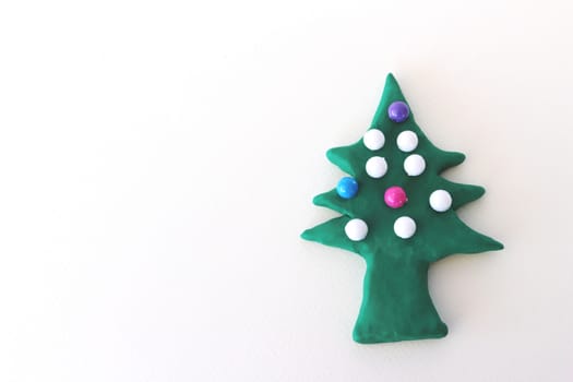 chrismas tree from plasticine created by myself.