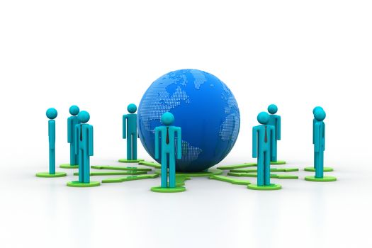 Concept of global business network