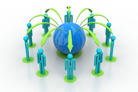 Concept of global business network