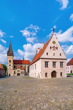 The Town Hall Square in Bardejov, Slovakia