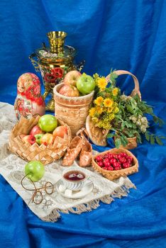 Still life in Russian national style