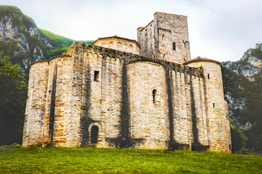 abbey of San Vittore in Genga - Marche - Italy .