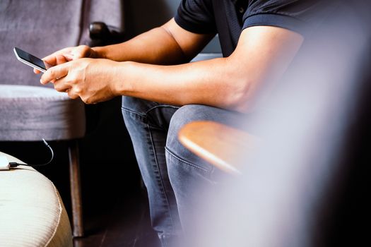 image of Man with smartphone