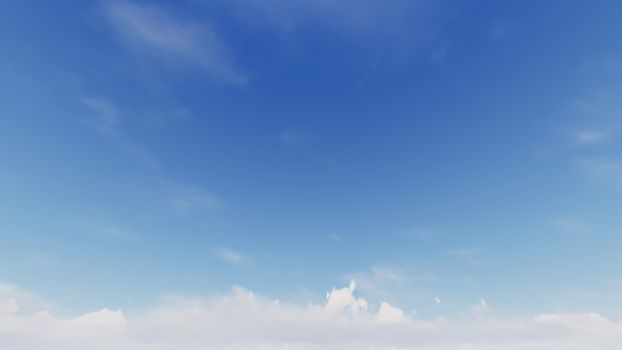 Cloudy blue sky abstract background, blue sky background with tiny clouds, 3d rendering

