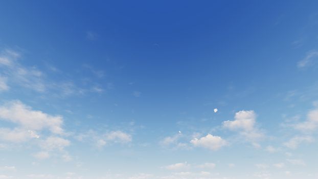 Cloudy blue sky abstract background, blue sky background with tiny clouds, 3d rendering

